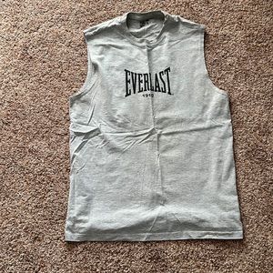 Everlast tank, size L, never worn, heather gray